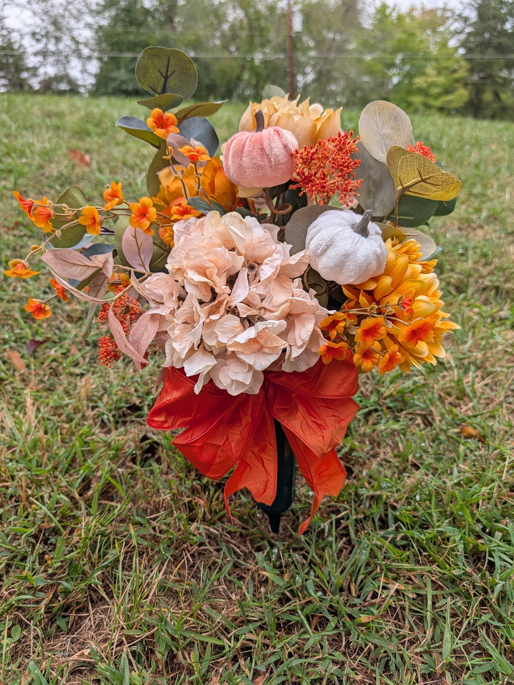 Headstone Fall Arrangement